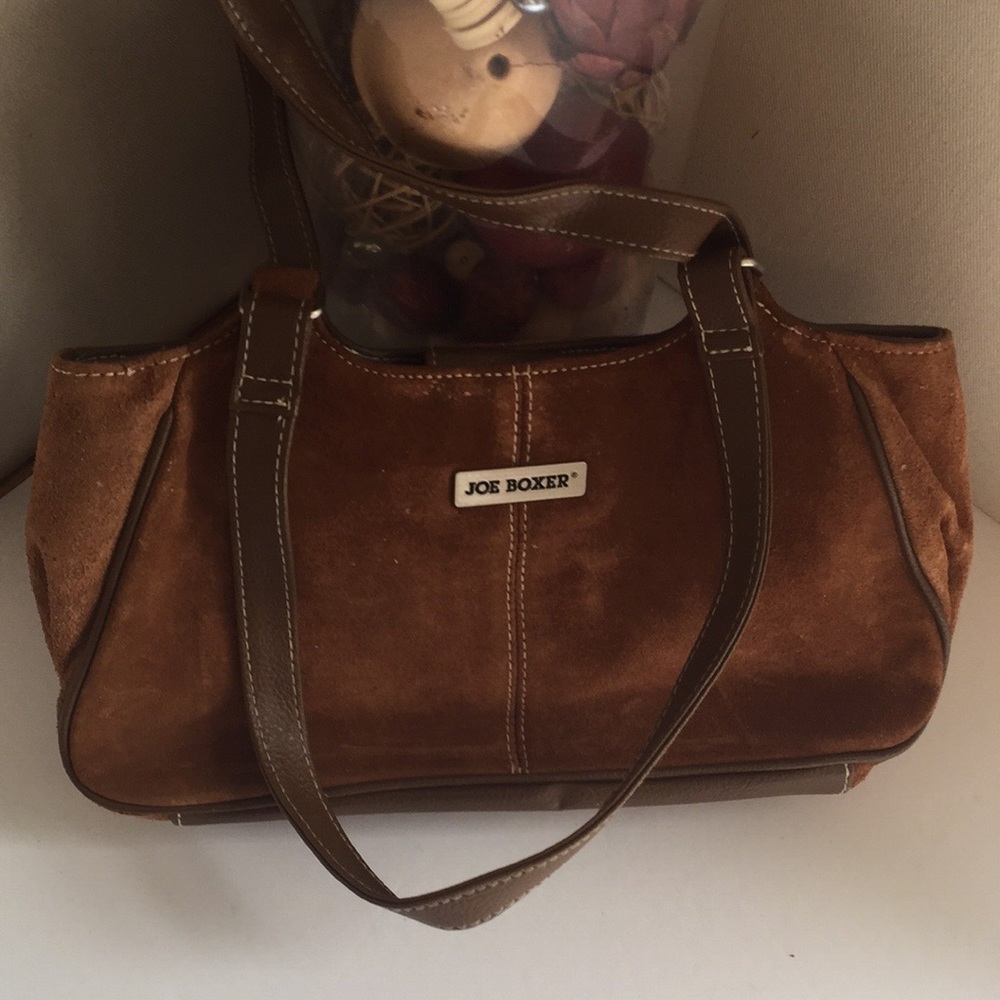 Joe boxer suede bag